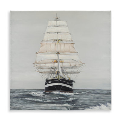 Boat Coastal White Tablecloth | Indoor/Outdoor Home Decor