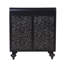 Armoire d'appoint Art avec 2 portes, rangement décoratif vieilli pour le vestibule et le salon, élégance intemporelle et grand rangement