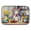 Tapis de séchage décoratif Terrier anglais Bull Terrier