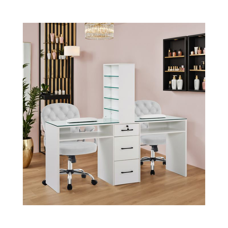 Ensemble de bureau à clous 71 po