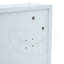 Armoire de toilette murale avec tablettes et porte-serviettes-1799583990