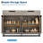 55" Farmhouse Sideboard Buffet Cabinet with 2 Drawers & 4 Doors, Kitchen Coffee Bar Storage Cabinet-1865398418