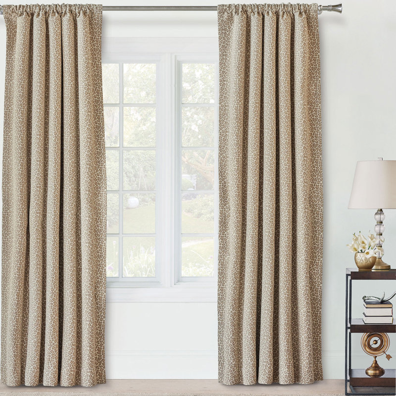 Rayland Room Darkening Curtain, 48" W x 108" L