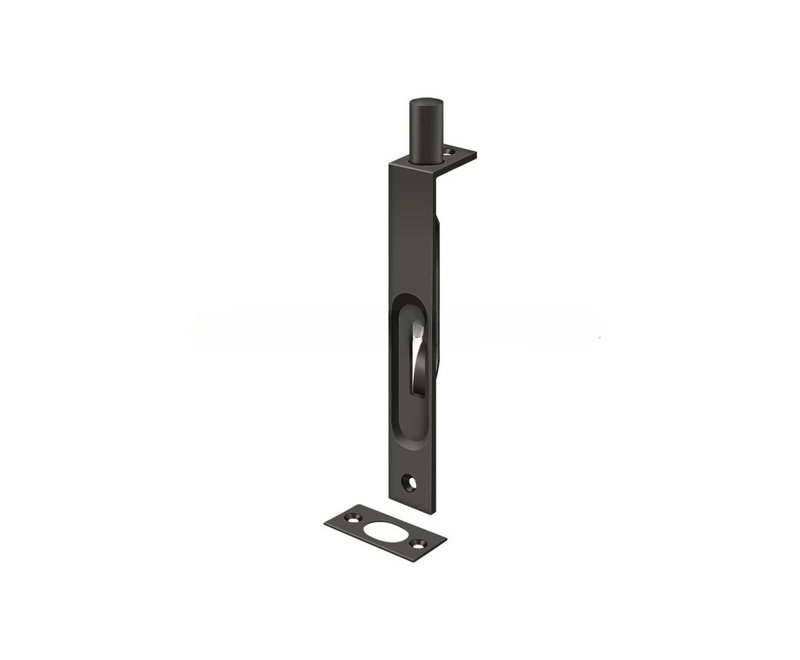 Deltana 6FBS10B 6" Flush Bolt; Heavy Duty; Square; Oil Rubbed Bronze Finish, Oil Rubbed Bronze