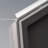 Opti Snap Poster Frame 11x17 Inch Silver 1" Aluminum Profile Front Loading Wall Mounting (100 pack)