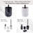 Marble Toilet Brush and Holder Set-113839514