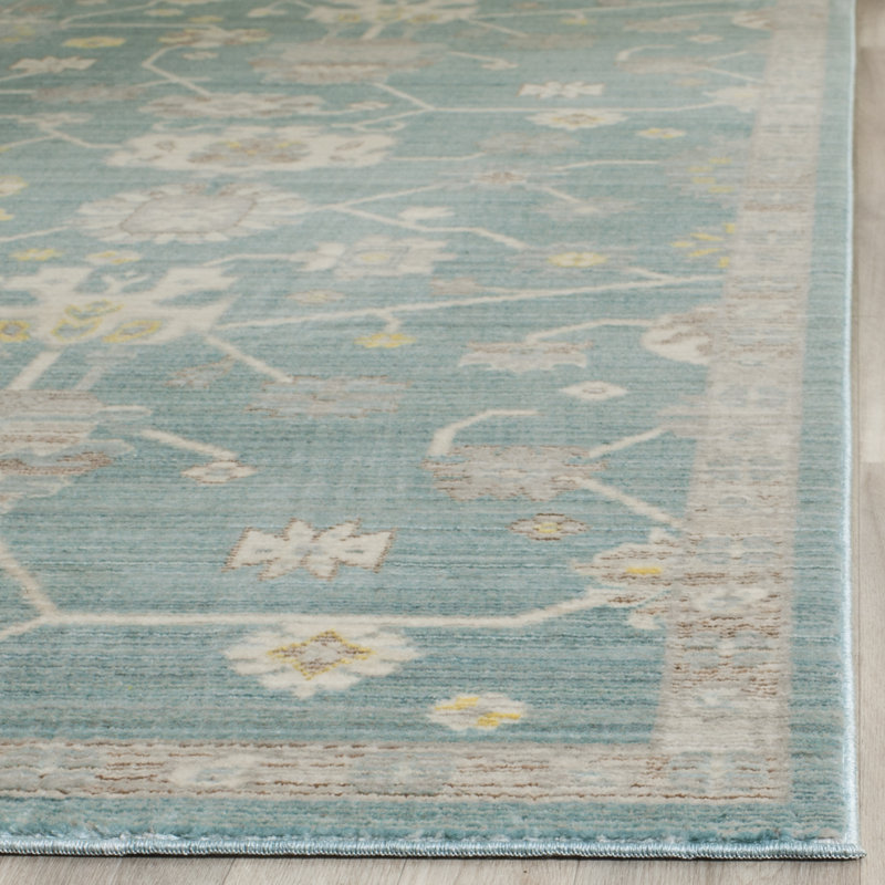 Chantae Performance Floral Rug, Rectangle 6' x 9'