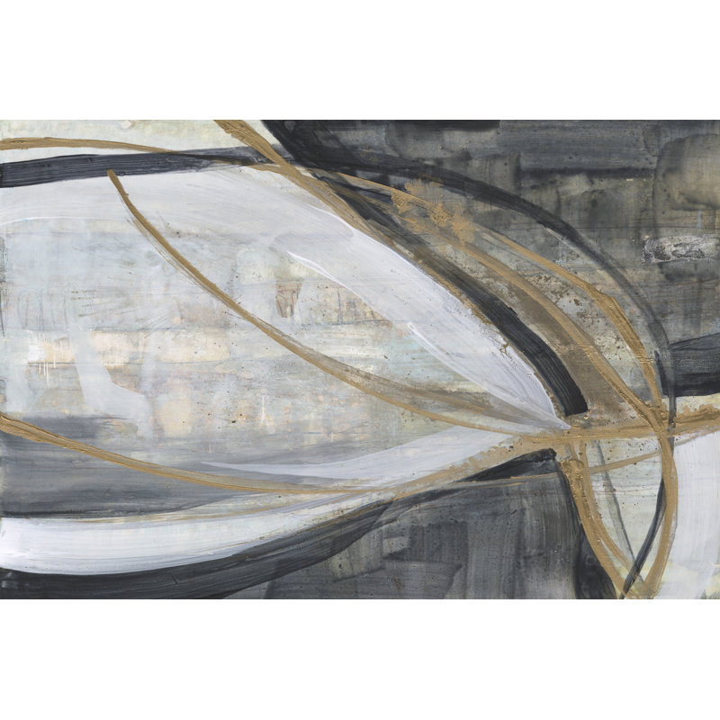Twisting Vortex I by Jennifer Goldberger - Wrapped Canvas Painting, 30cm H x 46cm W