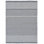 Meraki 01 Hand Loomed Striped Area Rug in Graphite Stone