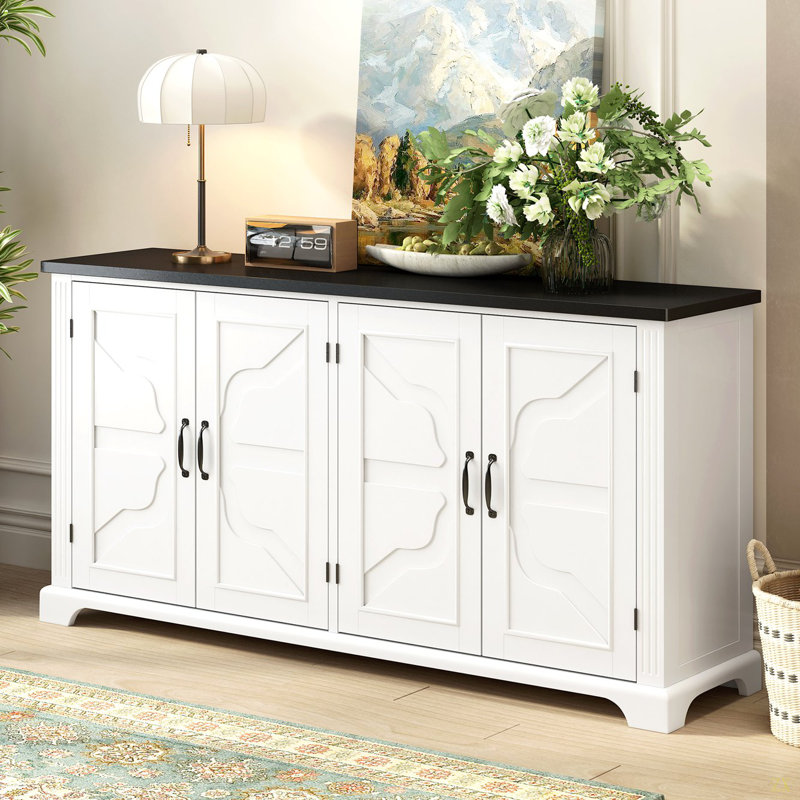 Buffet American Country, Noir / blanc