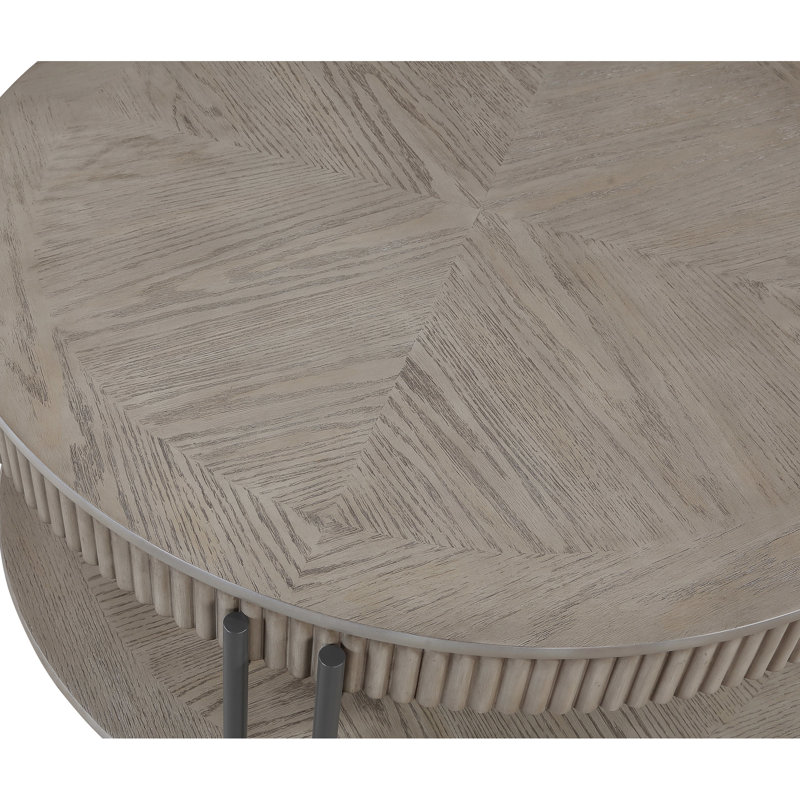 Table basse de salon contemporain - brun noir / brun avec rangement en bois brun / brun clair