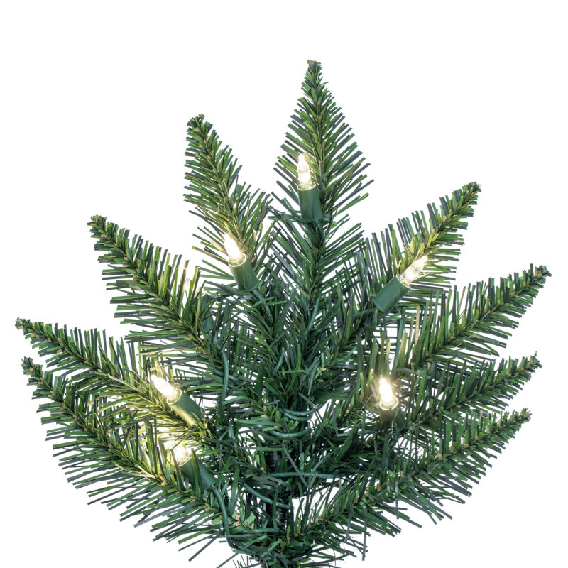 Camdon Lighted Artificial Fir Christmas Tree, 7.5' H, Warm White