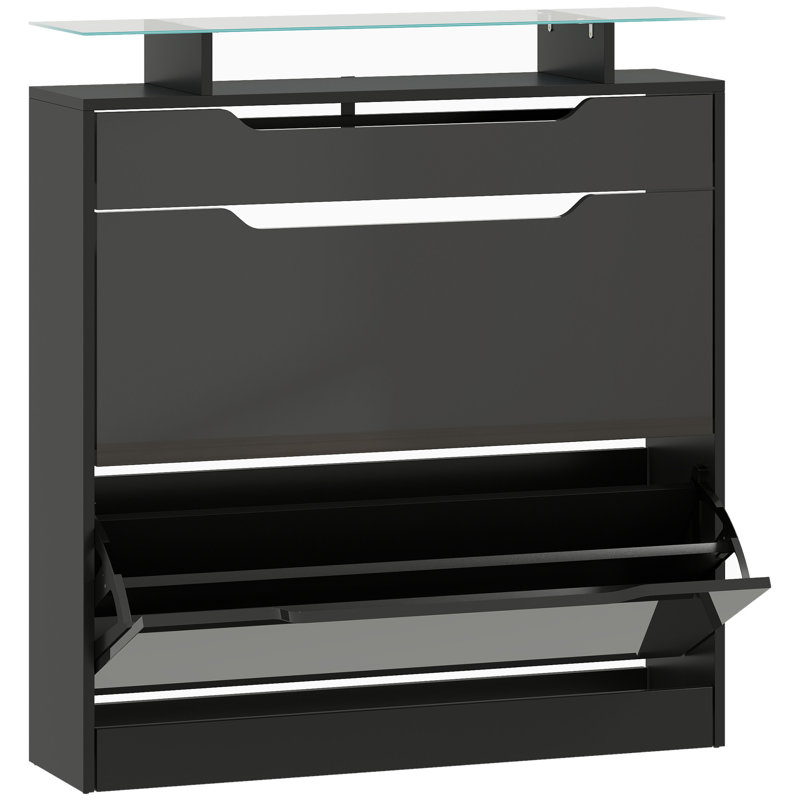 16 Pair Shoe Storage Cabinet