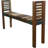 Backless Small Reclaimed Wood Bench