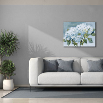 Epic Graffiti 'Spring Cottage Hydrangeas'  by Katrina Pete Canvas Wall Art