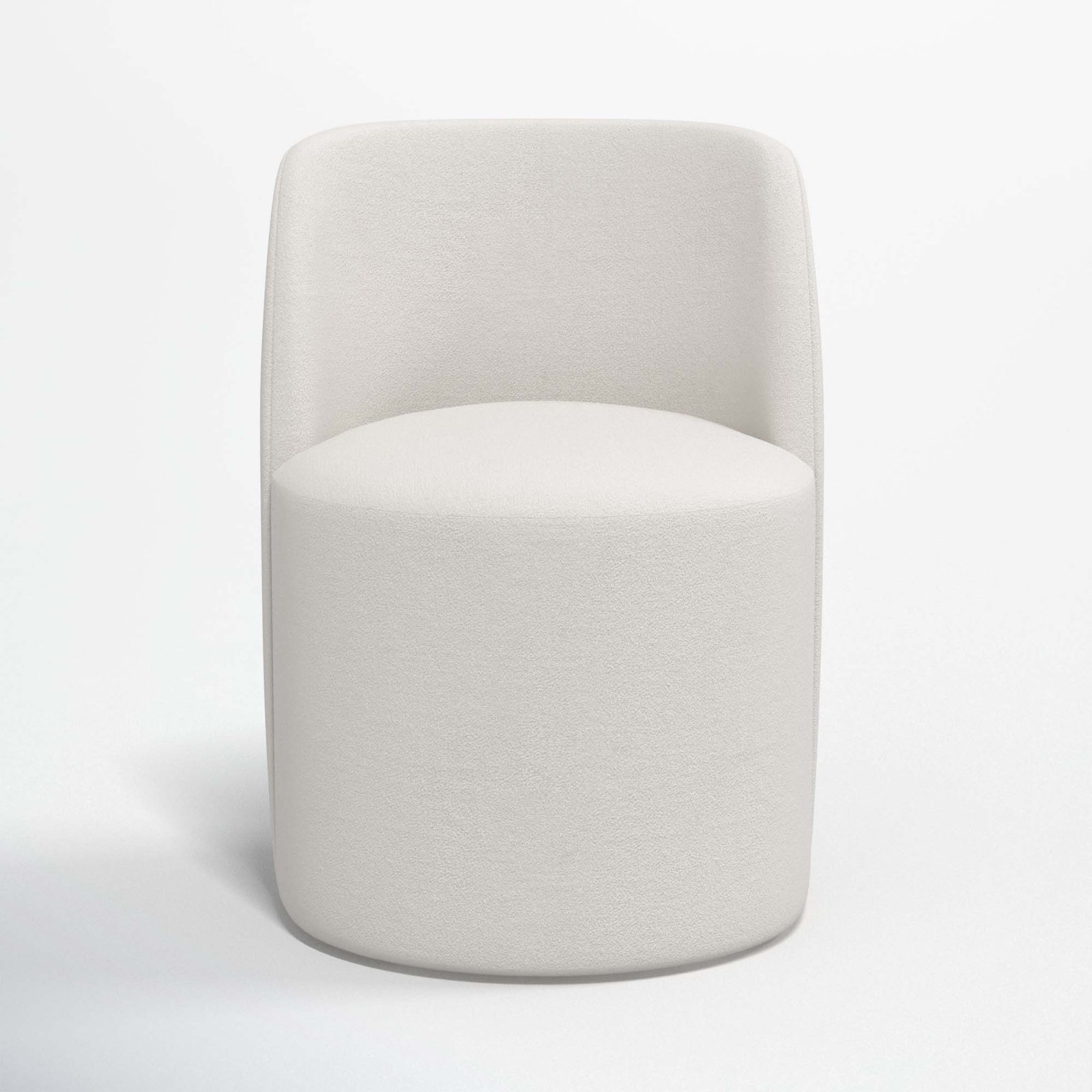 Begonia Dining Chair, Bella Light Gray Performance Velvet