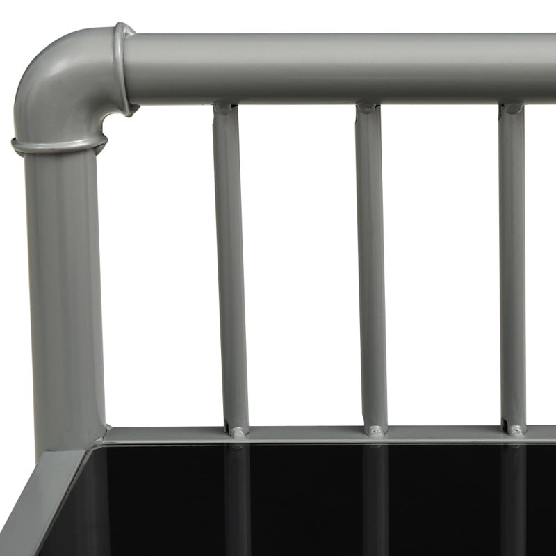 Coffelt Glass Top Frame Side Table Set, Grey, Black
