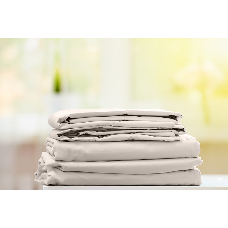 Hotel Quality 6 Piece Rayon From Bamboo Sheet Set, Full + 4 Pillowcases, Dark Olive