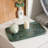 Guein Rectangle Natural Marble Tray,Indian Green