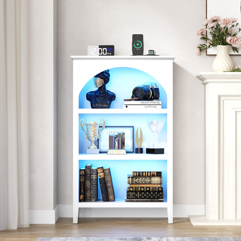 120.6cm H x 75cm W Bookcase, White