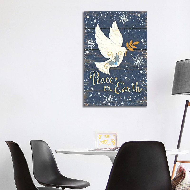 «Peace on Earth» par Annie Lapoint - impression sur toile tendue, H 40 po x l 26 po x P 1,5 po