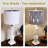 Royal Designs Modern Trendy Decorative 2-Sided Silhouette Hardback Lampshade - Feathered Forest Design - 14" X 14" X 9"-59364383