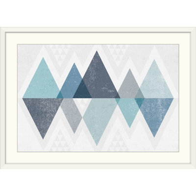 Brodin " Mod Triangles II Blue " by Michael Mullan