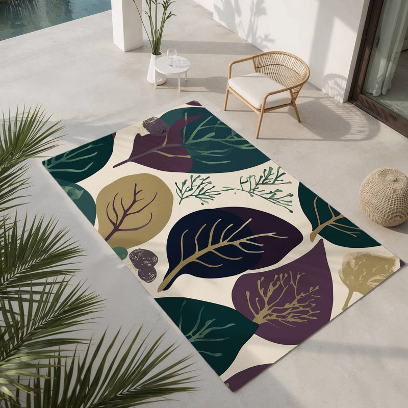 Tapis intérieur et extérieur Dreamcatcher Boughs, Rectangle 1 pi 6 po x 2 pi 6 po