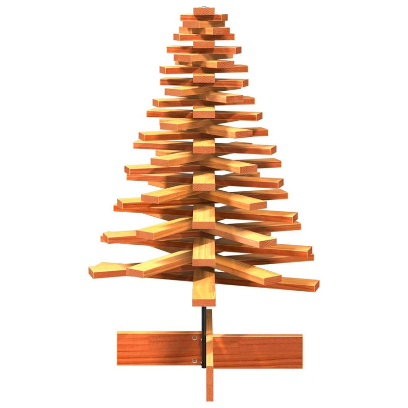 Christmas Decorative Accent, 100cm H x 64cm W x 64cm D, Wax Brown