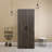 Farmhouse Shoe Cabinet with Six Shelves -112249293