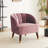 Gabrianna Upholstered Barrel Channel Chair With Wooden Legs-41935893