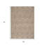 Tapis intérieur / extérieur beige naturel 5 pi x 7 pi