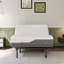Lit réglable avec matelas hybride de 12 po, massage, télécommande sans fil, contrôle des applications, gravité zéro, éclairage sous le lit, ports USB et de type C des deux côtés-91376033-137528166