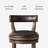 Maven Lane Alexander Stool with Faux Leather Upholstery-92565393-92565397