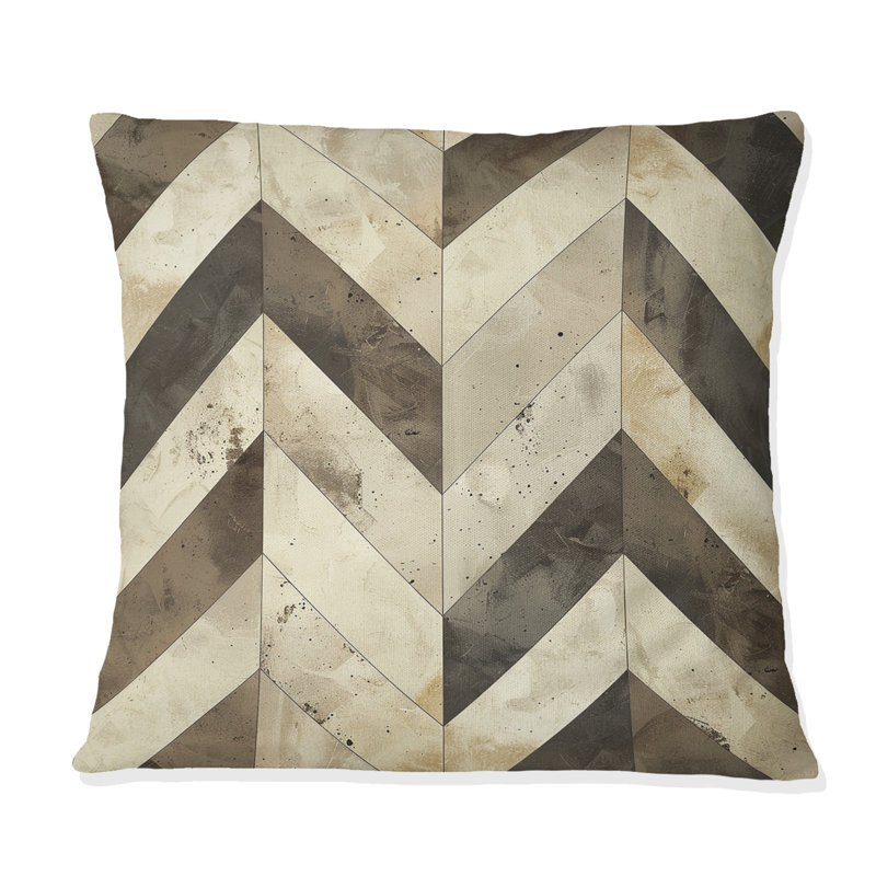 Coussin Brown, H 16 po x l 16 po