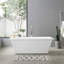 Baignoire autoportante en acrylique 60 po x 29,13 po Hudson