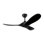 Visual Comfort Fan Maverick Smart 44 Indoor Ceiling Fan with Threaded Downrod, Dark Walnut blades and Handheld Remote