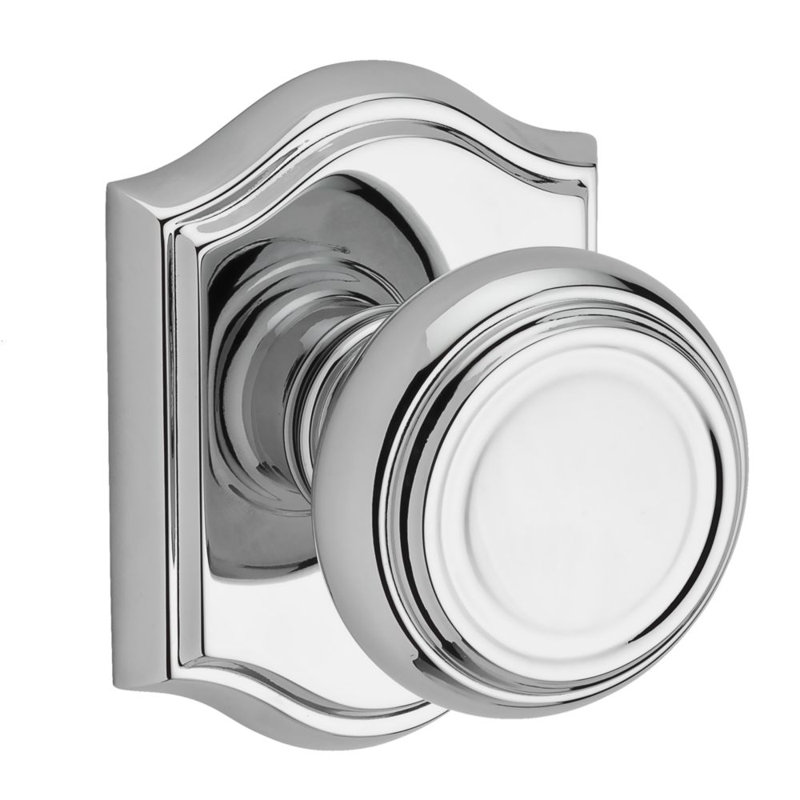 Door Knob, Polished Chrome