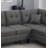 2-PCS SECTIONAL SET Living Room Furniture LAF Sofa And RAF Chaise Dark Coffee Color Linen Like Fabric Tufted Couch-360620441-360620443