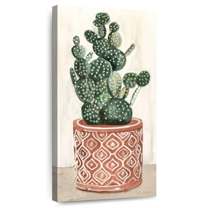 Cactus en pot I, H 24 po x l 12 po