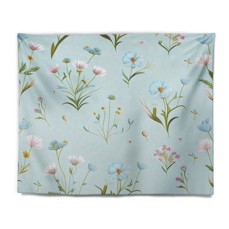 Tapisserie murale "Bouquet de fleurs", H 32 po x l 39 po