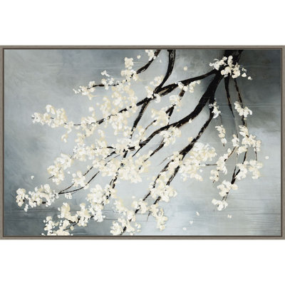 «Cherry Tree Blossoms», reproduction encadrée sur toile par Kari Taylor