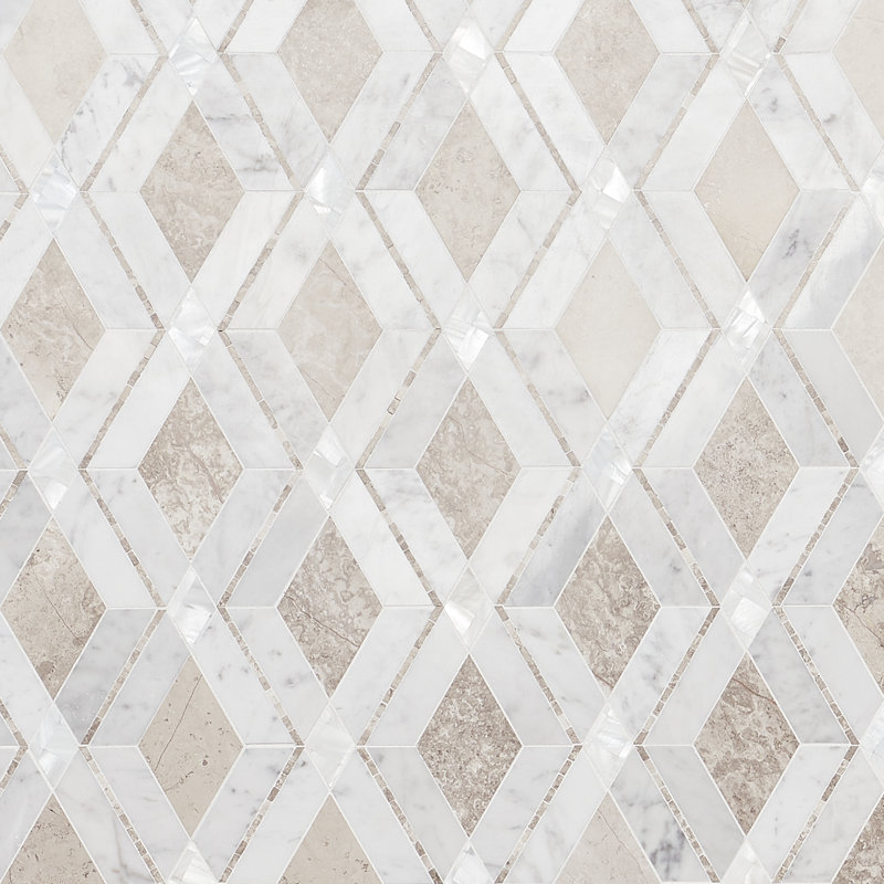 Benes 10.02 W x 10.02 L Tile, Champagne