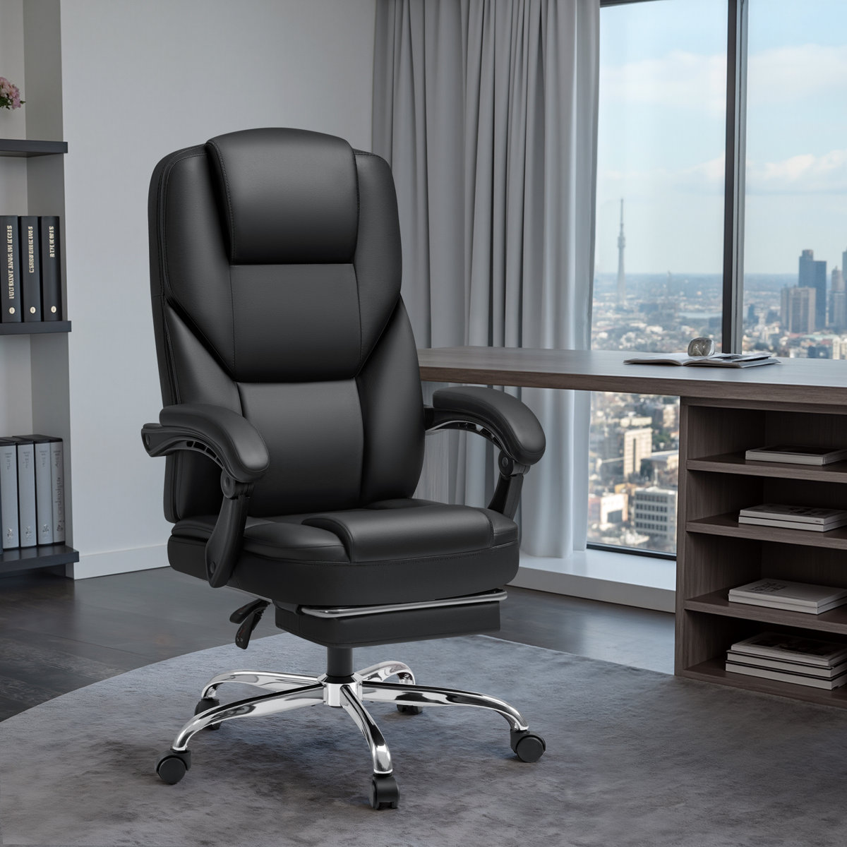 Latitude Run Ergonomic Reclining Office Chair