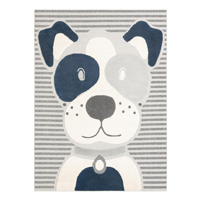 Unique Loom Doggo Whimsy Kids Rug