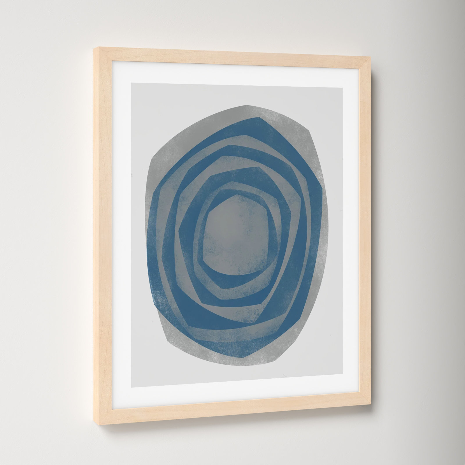 Vertigo "Vertigo 3" Print by Jacques Pilon, 20" H x 16" W x 1.25" D, Maple