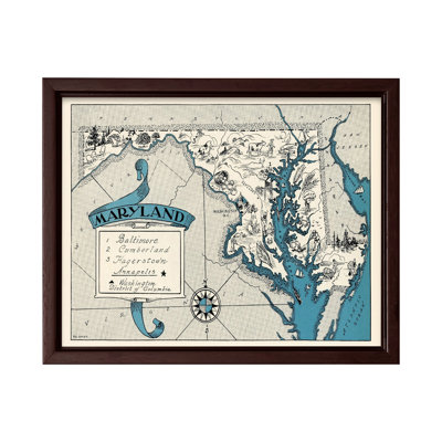 Maryland Pictorial Map