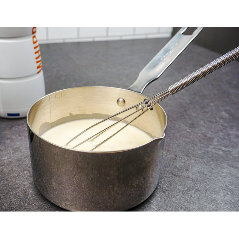RSVP International Stainless Steel Liquid Measuring Cups, 9.75"