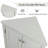 Grey Triangle Storage Cabinet With Adjustable Shelves - For Bedroom And Hallway Modern For A Clean Look