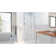 Unidoor-X 54" W x 72" H Hinged Frameless Shower Door with ClearMax™ Technology